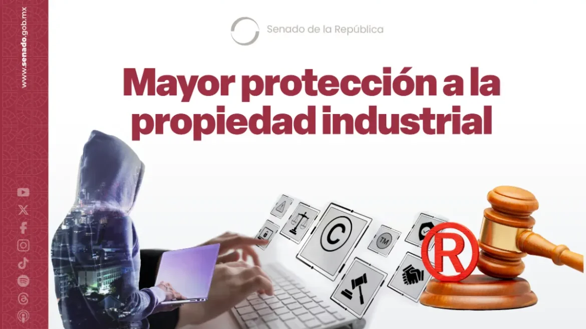 Infografía del Senado de la República sobre propiedad industrial