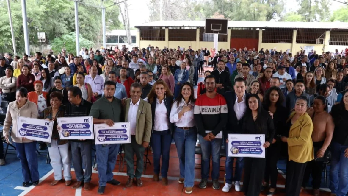 Reconoce comunidad educativa apoyo de Alfonso Martínez Alcázar hacia escuelas de Morelia