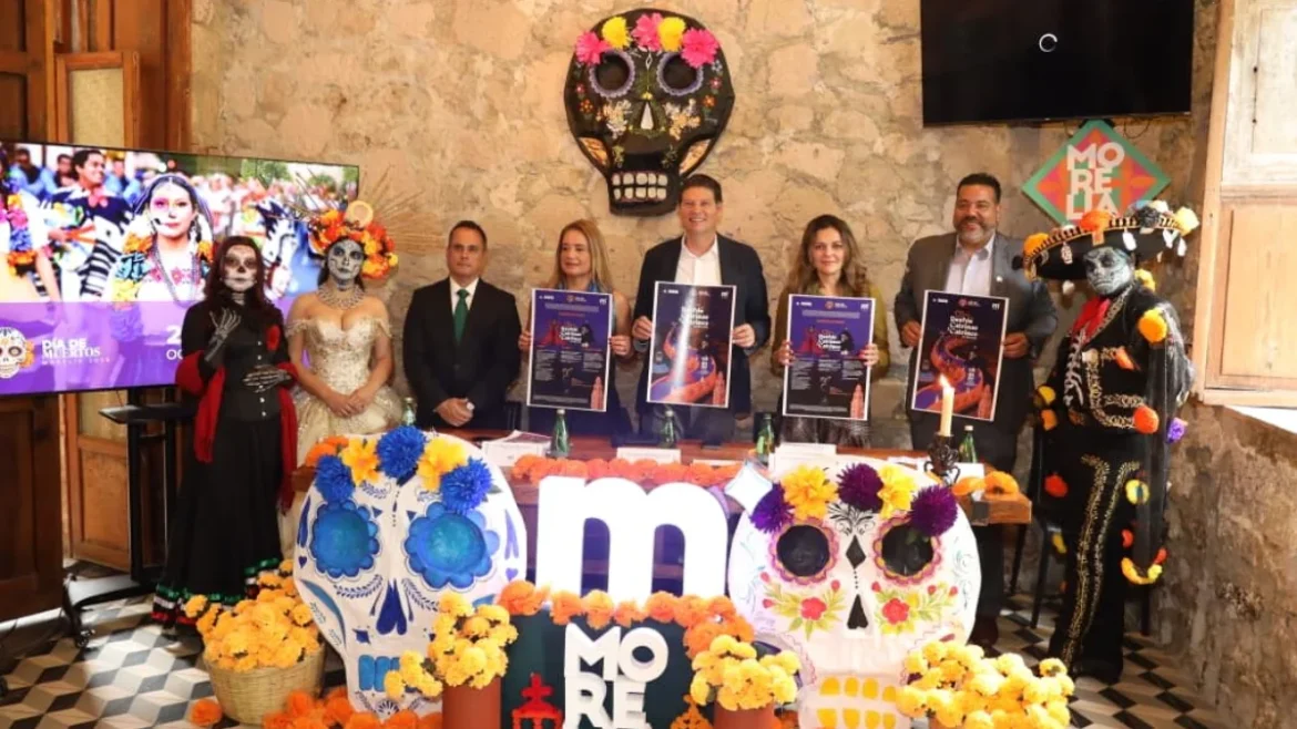 Presenta Alfonso Martínez Alcázar cartelera de Día de Muertos en Morelia