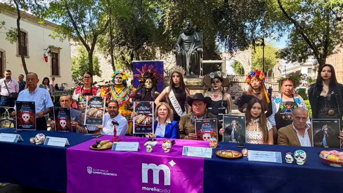 Gobierno de Morelia impulsa tradiciones y economía local con una cartelera de eventos para octubre